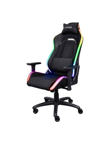 TRUST 25185 GXT 719 RUYA RGB SEDIA GAMING NERO CON ILLUMINAZIONE RGB