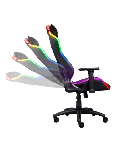 TRUST 25185 GXT 719 RUYA RGB SEDIA GAMING NERO CON ILLUMINAZIONE RGB