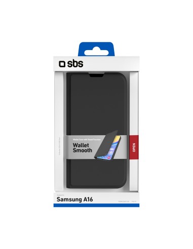 SBS TEWALSAA16K SAMSUNG A16 WALLET SMOOTH NERO