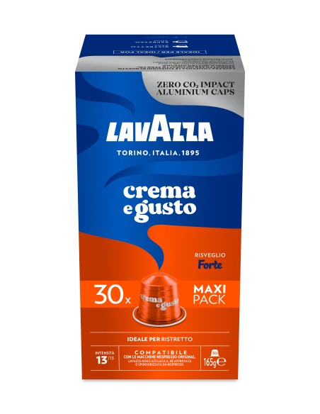 LAVAZZA CREMA & GUSTO FORTE COMP.  NESPRESSO 30 CAPSULE
