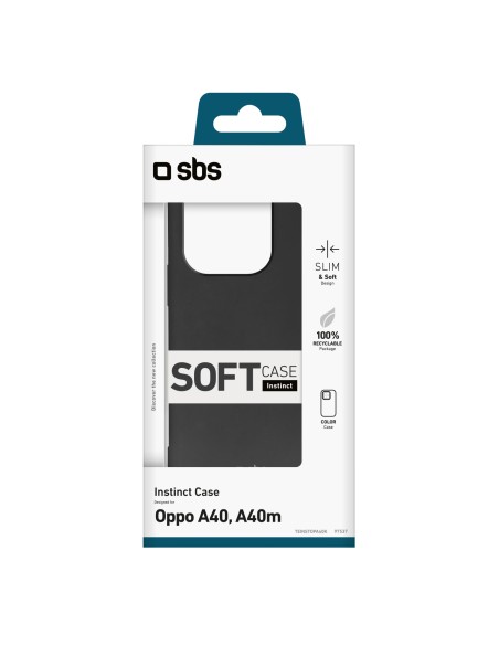 SBS TEINSTOPA40K OPPO A40/A40M COVER INSTINCT NERO