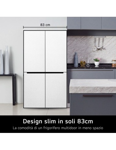 LG GMB860PYDE FRIGO 4PORTE E 530LT NF INOX WIFI H178 L83,5 P73