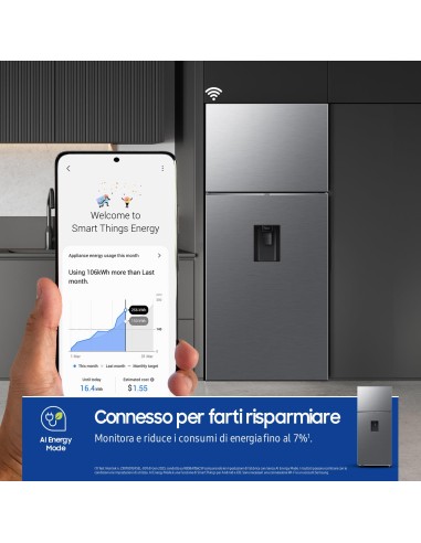 SAMSUNG RT53DG7B14S9 FRIGO D.P. E  528LT NF INOX H185 L79 P72 DISPENSE