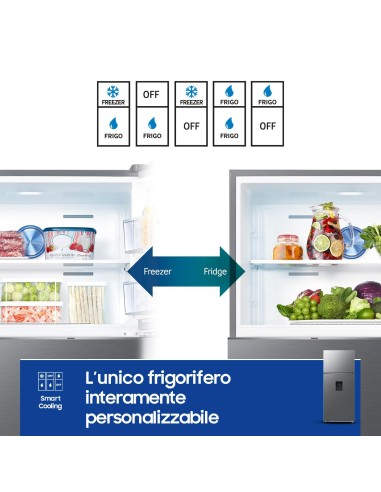 SAMSUNG RT53DG7B14S9 FRIGO D.P. E  528LT NF INOX H185 L79 P72 DISPENSE