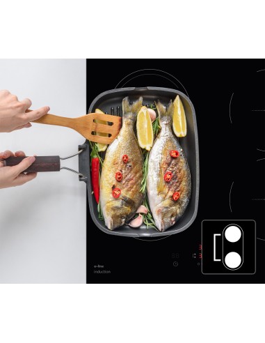 GLEM GAS GTI641BSL PIANO COTTURA 60CM INDUZIONE BRIDGE FLEXI TOTAL POW