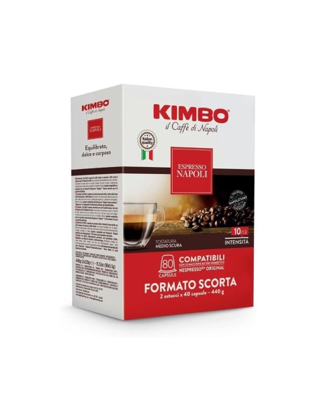 KIMBO 014498 NAPOLI 80 PZ. COMP. NEPRESSO