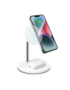 SBS TEWIRMAG2IN1 ALIMENTATORE WIRELESS STAND 2IN1