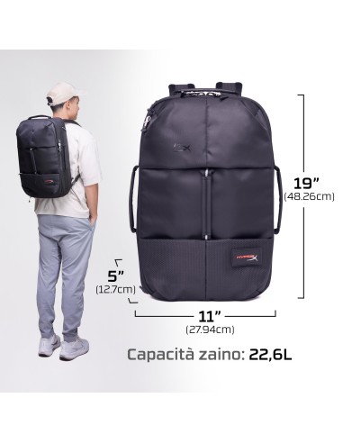 HYPERX KNIGHT BACKPACK ZAINO GAMING NOTEBOOK 16"