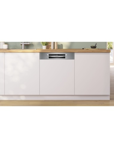 BOSCH SMI4EVS08E LST B 60CM 14COP. 9LT ACCIAIO SPAZZOLATO FRONTALINO