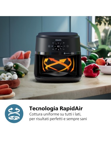 PHILIPS NA231/00 FRIGGITRICE AD    ARIA 6,2LT 1700W 13 FUNZ. IN 1