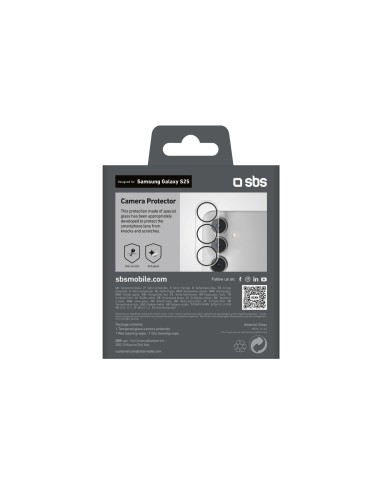 SBS TECAMGLSAS25 SAMSUNG S25 VETRO PER FOTOCAMERA