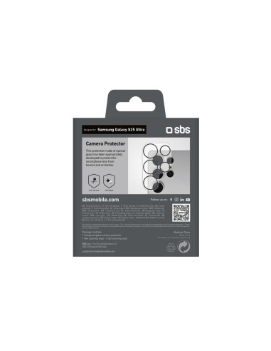 SBS TECAMGLSAS25U SAMSUNG S25 ULTRA VETRO PER FOTOCAMERA