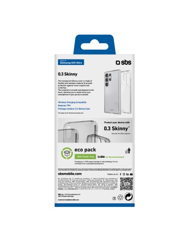 SBS TESKINSAS25UT SAMSUNG S25 ULTRA COVER IN GOMMA TRASPARENTE