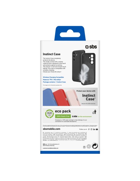 SBS TEINSTSAS25PK SAMSUNG S25+ COVER INSTINCT NERO