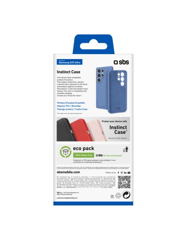 SBS TEINSTSAS25UB SAMSUNG S25 ULTRA COVER INSTINCT BLU