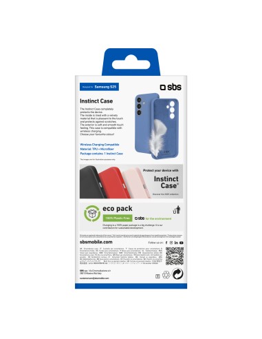 SBS TEINSTSAS25B SAMSUNG S25 COVER INSTINCT BLU