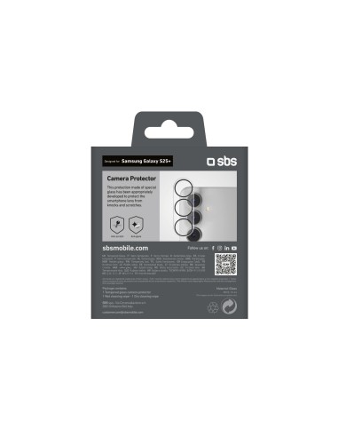 SBS TECAMGLSAS25P SAMSUNG S25+ VETRO PER FOTOCAMERA