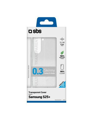 SBS TESKINSAS25PT SAMSUNG S25+ COVER IN GOMMA TRASPARENTE
