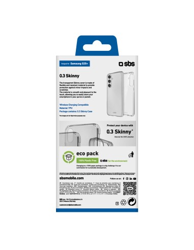 SBS TESKINSAS25PT SAMSUNG S25+ COVER IN GOMMA TRASPARENTE