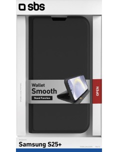 SBS TEWALSAS25PK SAMSUNG S25+ CUSTODIA A LIBRO NERO
