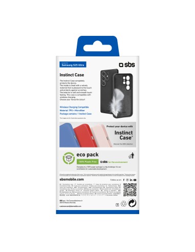 SBS TEINSTSAS25UK SAMSUNG S25 ULTRA COVER INSTINCT NERO