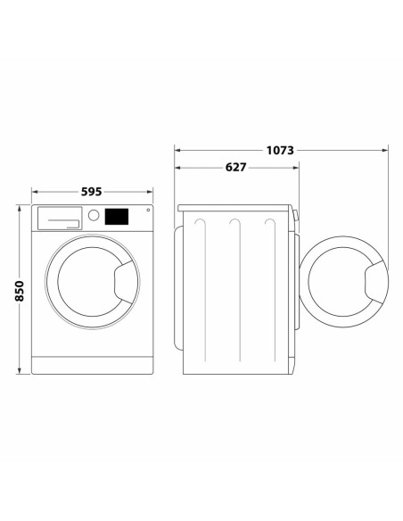 WHIRLPOOL FFB848BSVIT LVB A-20% 8KG1400G INVERTER DISPLAY VAPORE
