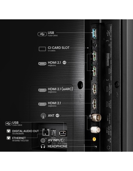 HISENSE 100E7NQ TVC 100" 4K QLED   SMART SAT DOLBY ATMOS