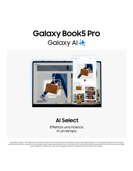 SAMSUNG GALAXY BOOK5 PRO NOTEBOOK  U7 256V 16GB/512GB/14" COPILOT+