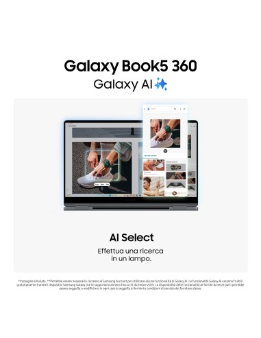 SAMSUNG GALAXY BOOK5 360 NOTEBOOK  U5 226V 16GB/512GB/15,6" COPILOT+