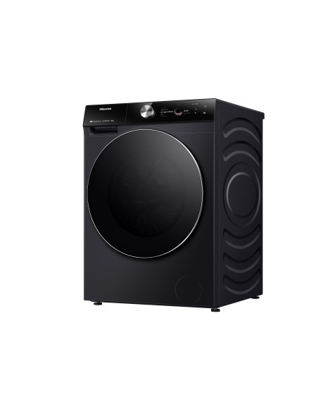 HISENSE WF7S1247BB LVB A-20% 12KG  1400G VAPORE BLACK SILVER TITANIUM