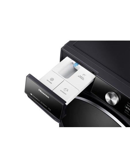 HISENSE WF7S1247BB LVB A-20% 12KG  1400G VAPORE BLACK SILVER TITANIUM
