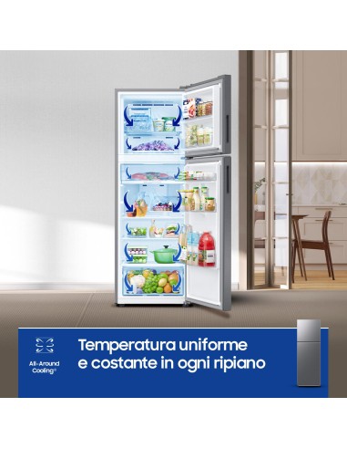 SAMSUNG RT31CG5624S9 FRIGO D.P. E  305LT NF METAL INOX WIFI H171,5 L60