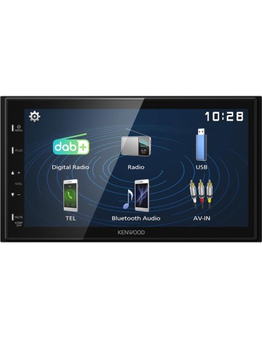 KENWOOD DMX 129DAB SINTO 2 DIN 6,8" DAB BLUETOOTH