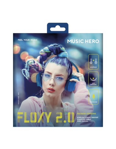 SBS MHHEADFLICKBTB CUFFIA WIRELESS BLU