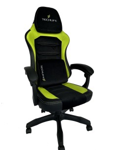 TECHLIFE TLGT0008 SPACE 03 VERDE/NERO SEDIA GAMING GAS CLASSE 4