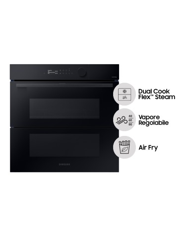 SAMSUNG NV7B5760WBK FORNO A+ 76L 60CM DUALCOOK FLEX PIROL. AIRFRY WIFI