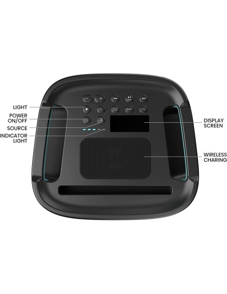 HISENSE PARTY ROCKER DIFFUSORE BT 300W USB/AUX/MIC/CHIT BATTERIA 15H