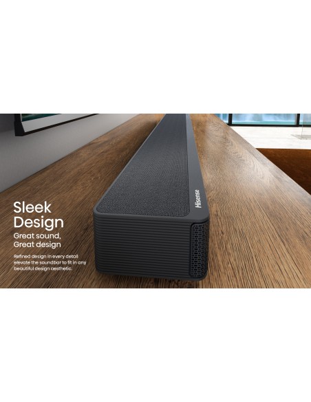 HISENSE AX3120G SOUNDBAR 3.1.2 360W BT 5.3 SUBWOOFER WIRELESS D.ATMOS