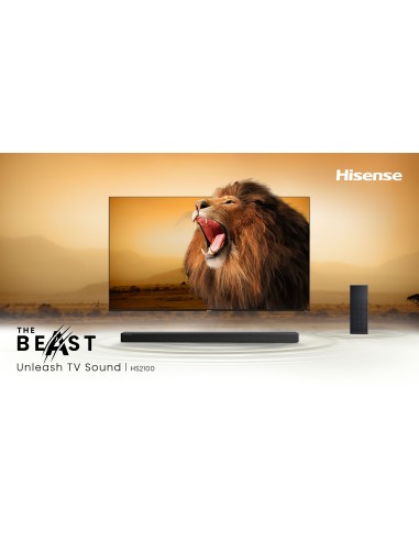 HISENSE HS2100 SOUNDBAR 2.1 240W BT 5.3 SUBWOOFER WIRELESS