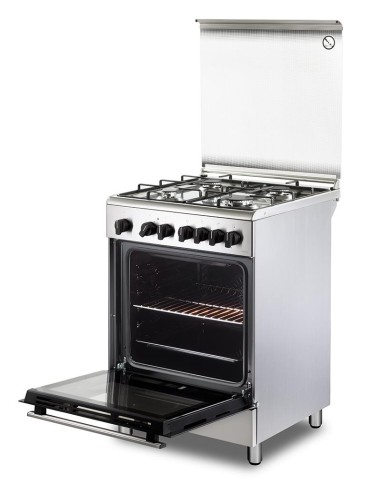 DE_LONGHI DMX64LSG CUCINA A 60X60  INOX F.MULTIF. PIEDONI