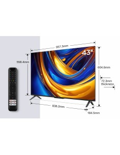 TCL 43P655 TVC 43" 4K GOOGLE TVSAT 2