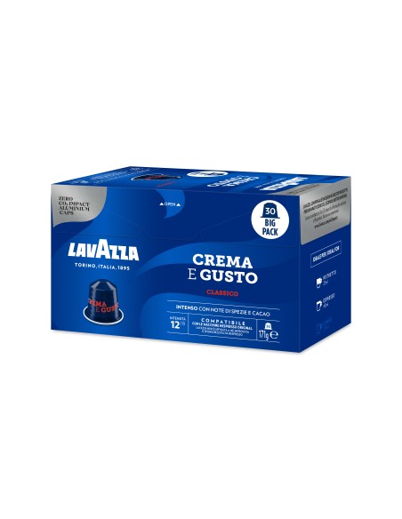 LAVAZZA 7034 CREMA&GUSTO COMP. NESPRESSO ALLUM. AST. 30 CAPSULE
