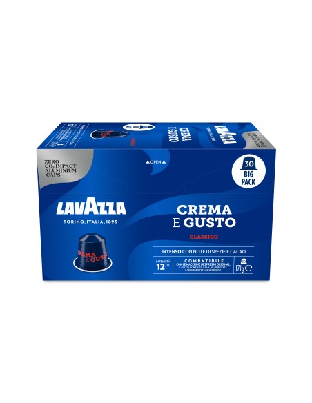 LAVAZZA 7034 CREMA&GUSTO COMP. NESPRESSO ALLUM. AST. 30 CAPSULE