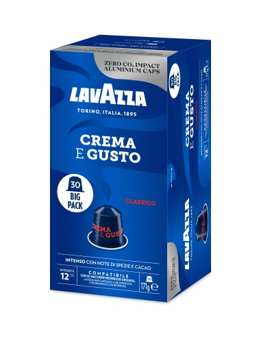 LAVAZZA 7034 CREMA&GUSTO COMP. NESPRESSO ALLUM. AST. 30 CAPSULE