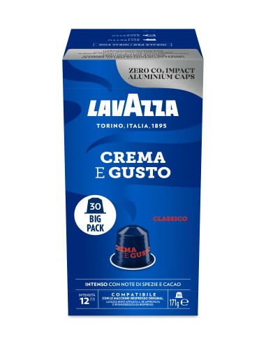 LAVAZZA 7034 CREMA&GUSTO COMP. NESPRESSO ALLUM. AST. 30 CAPSULE