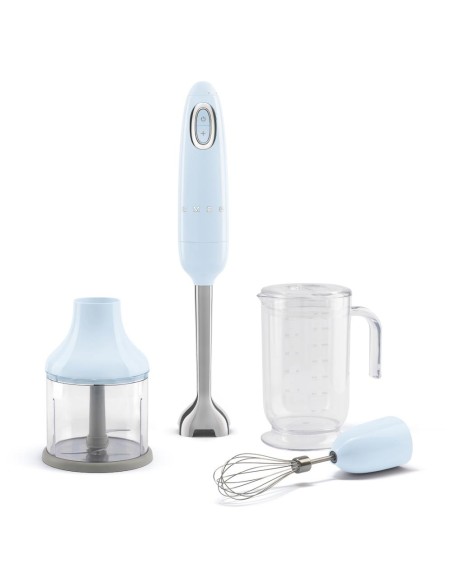 SMEG HBF03PBEU FRULLATORE IMMERS.  C/ACCESSORI AZZURRO