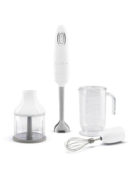 SMEG HBF03WHEU FRULLATORE IMMERS.  C/ACCESSORI BIANCO