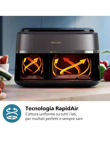 PHILIPS NA352/00 FRIGGITRICE AD    ARIA 9LT 1,5KG 8PROG. 2750W