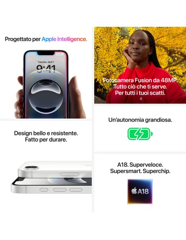 SMARTPHONE: vendita online APPLE IPHONE 16E 128GB BLACK in offerta