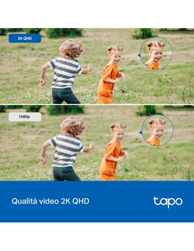 TPLINK TAPO TC42 IP CAM WIFI/LAN 2K PER ESTERNO IP65 VISIONE NOTTURNA